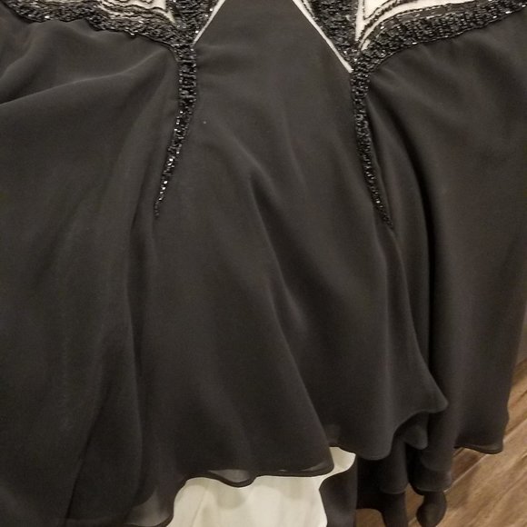 Jasz Couture Black Beaded Gown - Picture 6 of 13